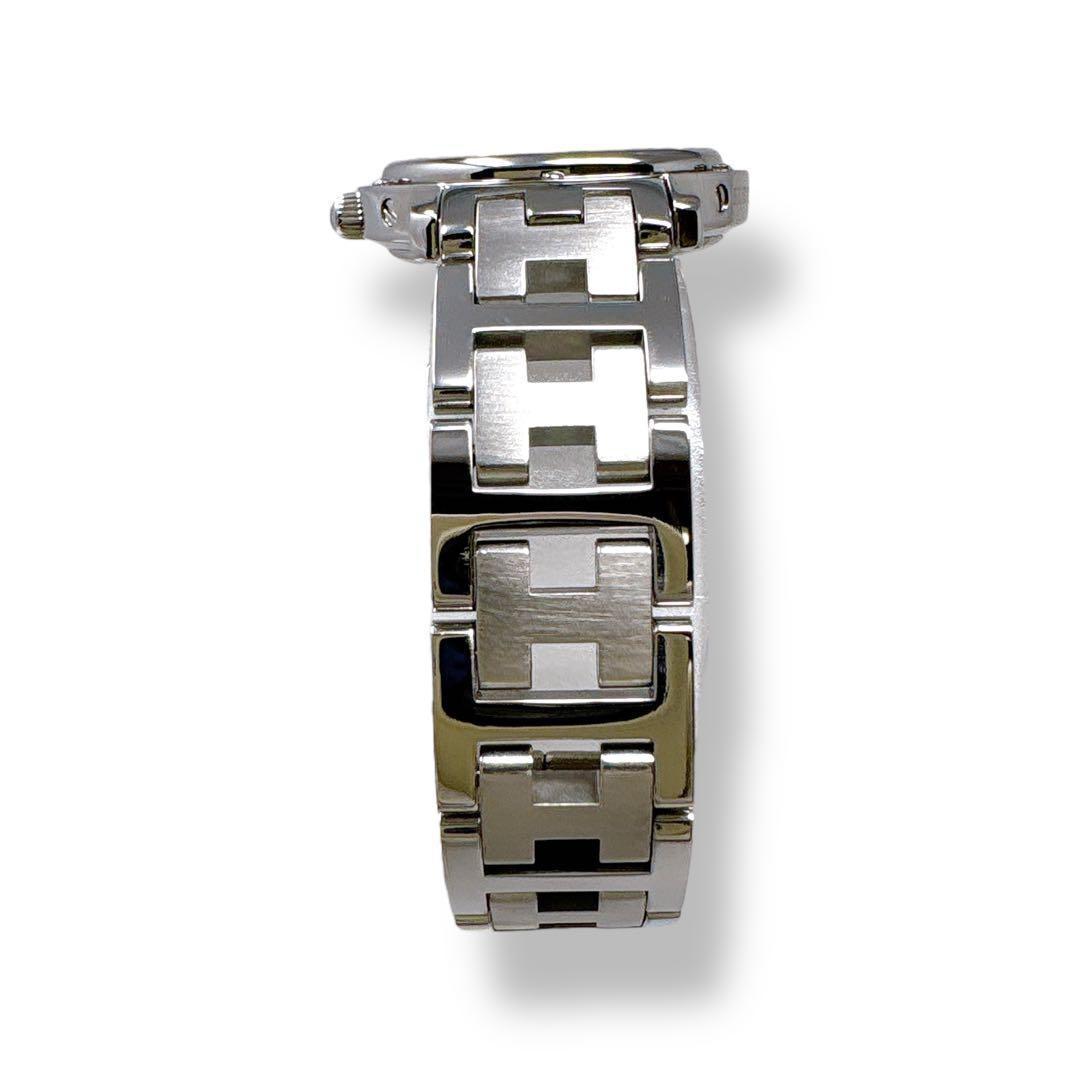 エルメス クリッパー CL4.210 Dバックル ホワイト 白 レディース 時計