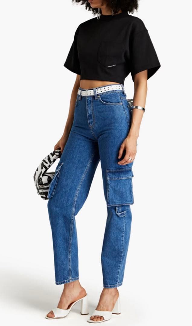 【新品】Alexander wang アレキサンダーワン クロップド丈トップス