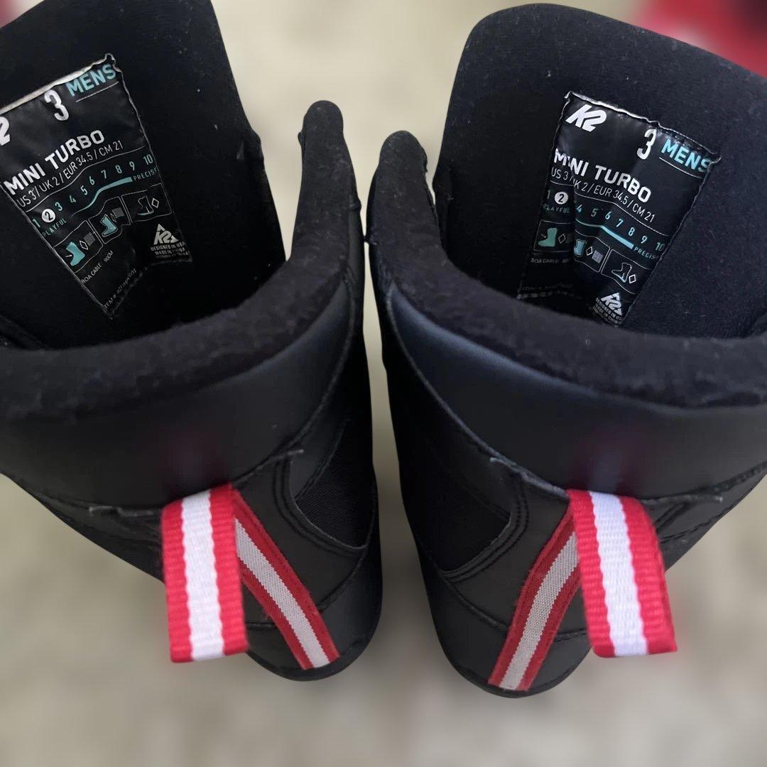 K2 スノーボード3点セット MINI Turbo 130cm