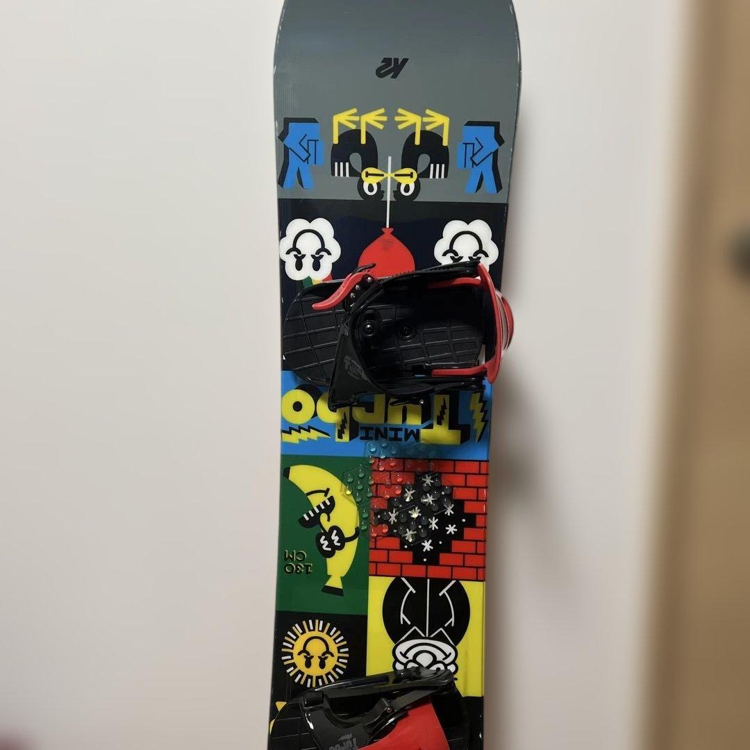 K2 スノーボード3点セット MINI Turbo 130cm