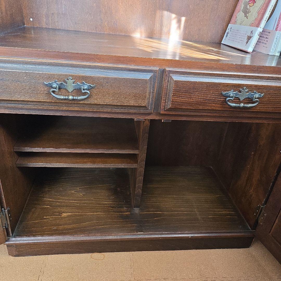 カリモク キャビネット 食器棚 カップボード 飾り棚