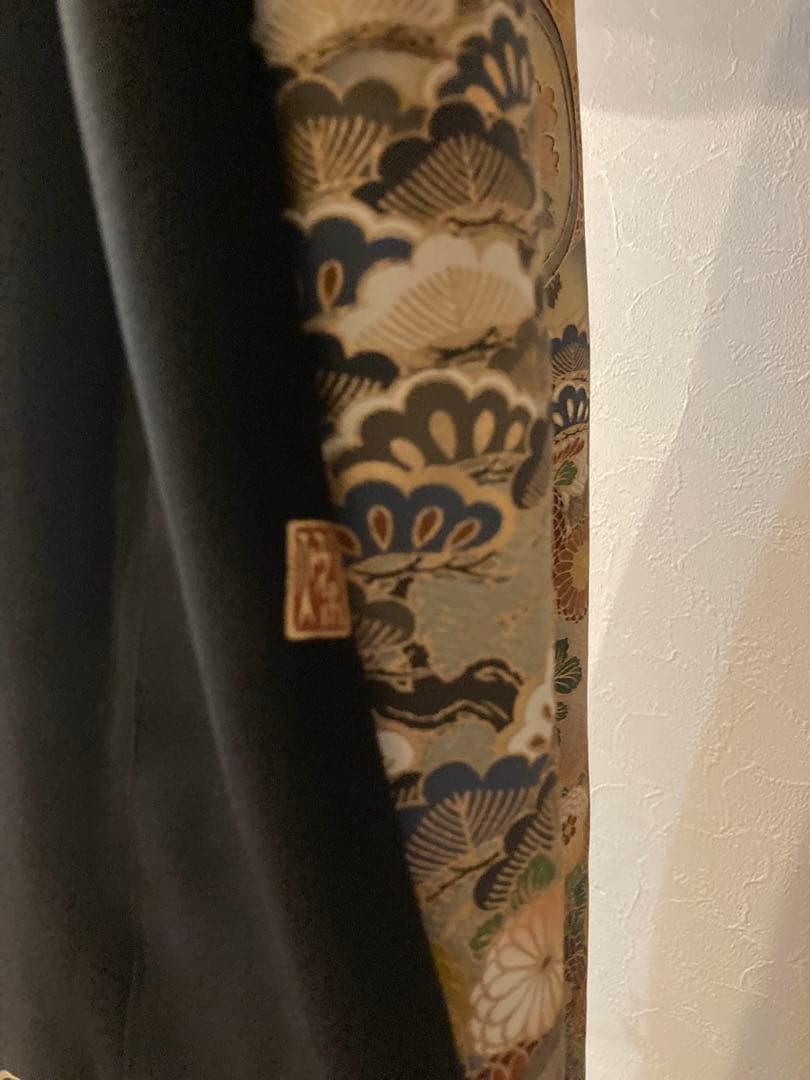 着物リメイクワンピース　￼￼ 留袖￼サイズL〜LL