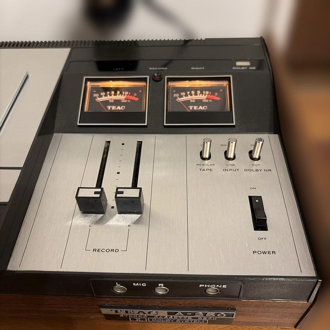 TEAC テアック A-250 ステレオ カセットデッキ レコーダー 稼働品