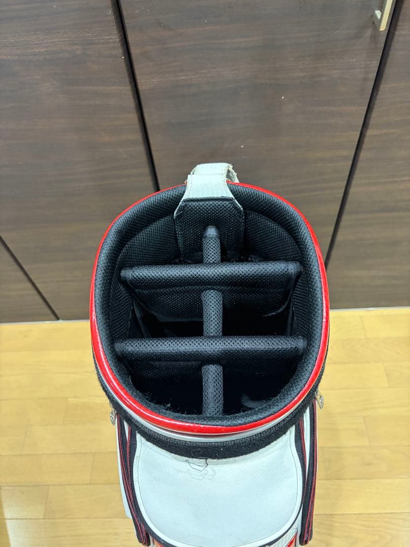 ブリヂストン Tour B キャディバッグ ホワイト・レッド