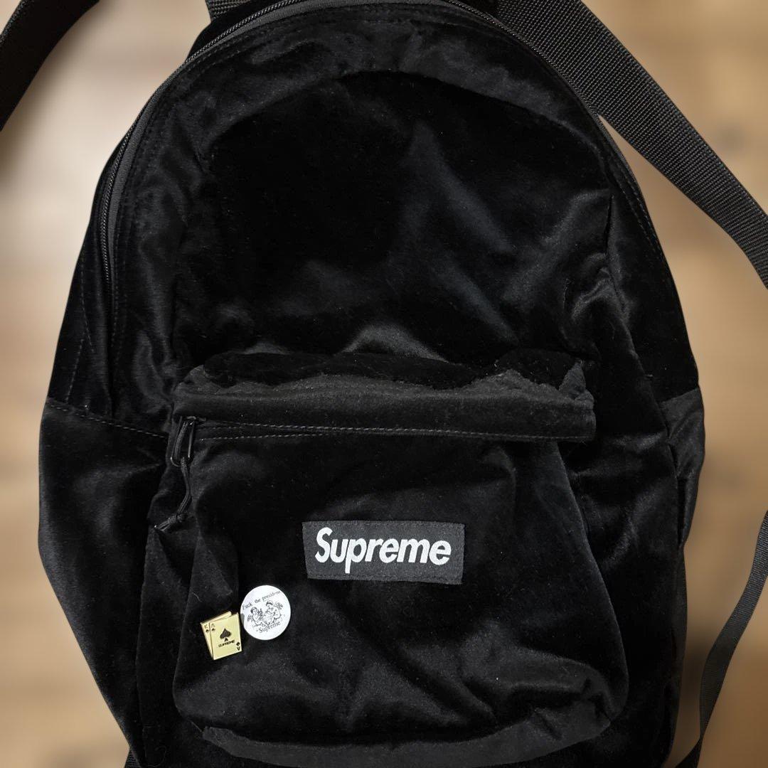 【1週間限定出品】 Supreme Velvet Backpack