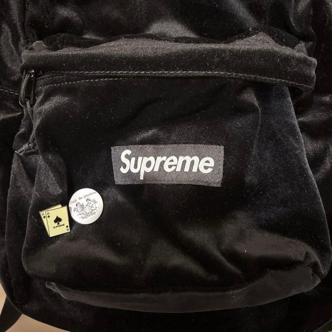 【1週間限定出品】 Supreme Velvet Backpack