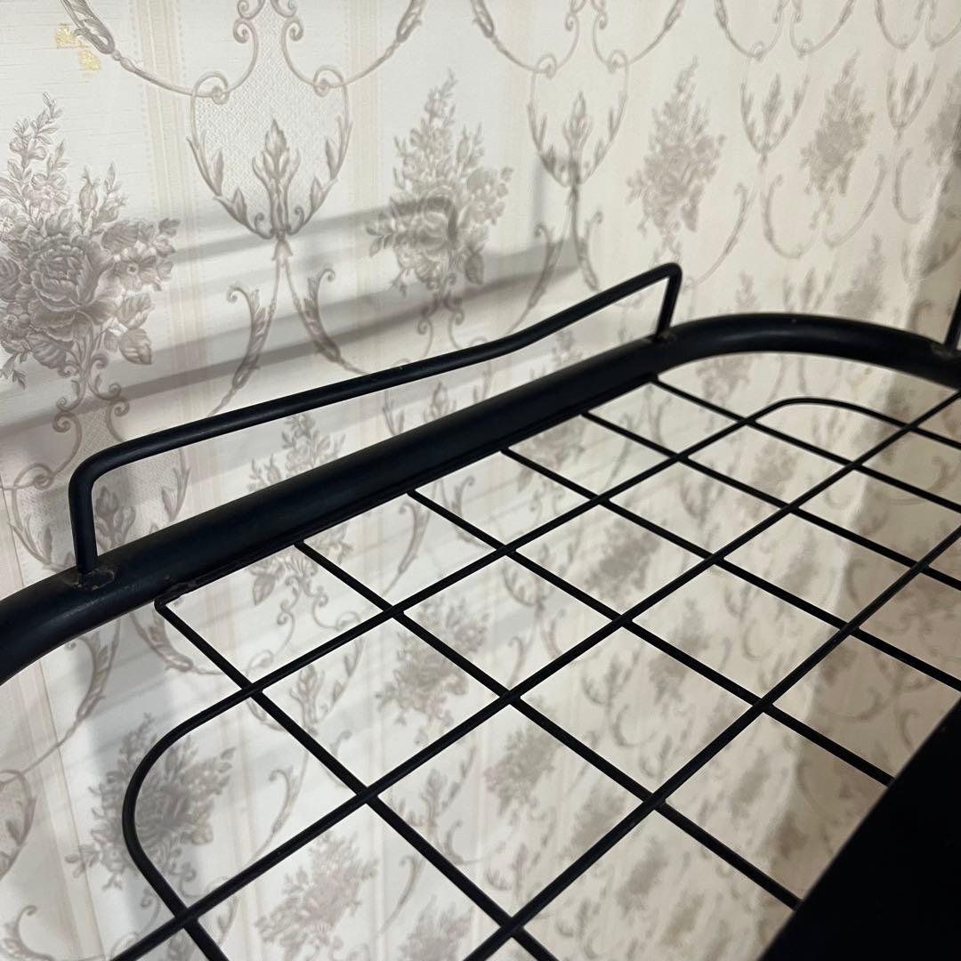 【アンティーク】アイアンフレーム 回転式ハンガーラック 古道具 昭和レトロ