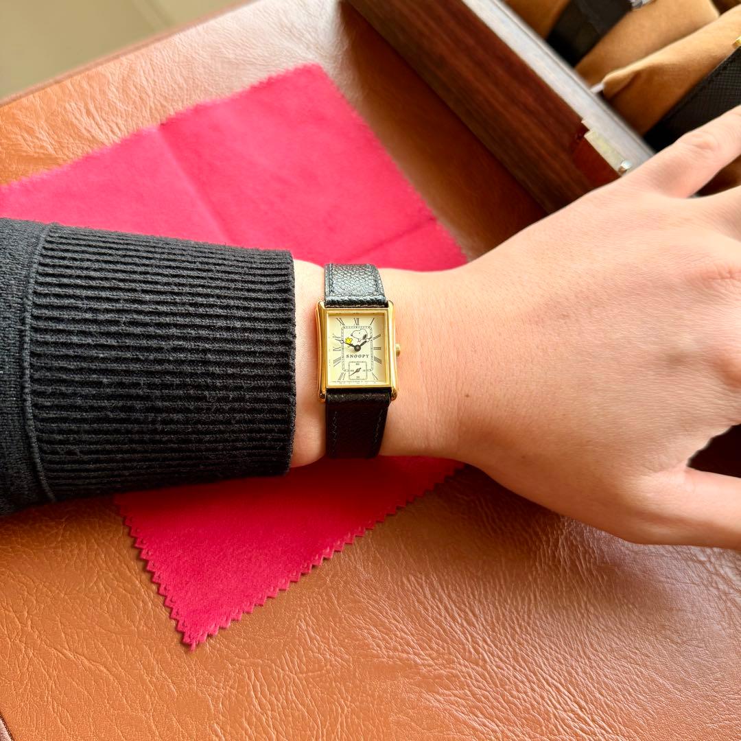 ヴィンテージ VEGA CITIZEN SNOOPY タンク腕時　1994年