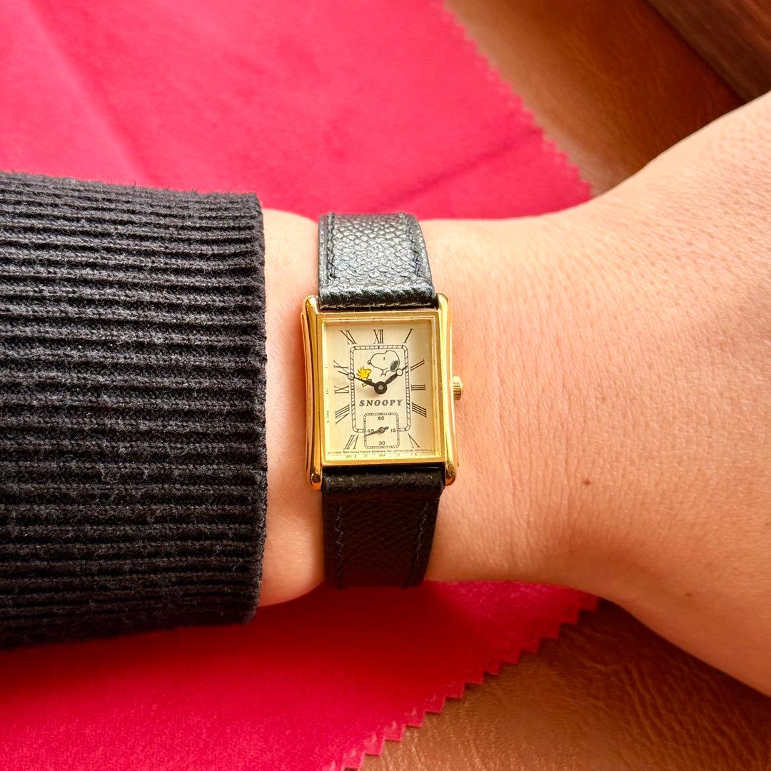 ヴィンテージ VEGA CITIZEN SNOOPY タンク腕時　1994年