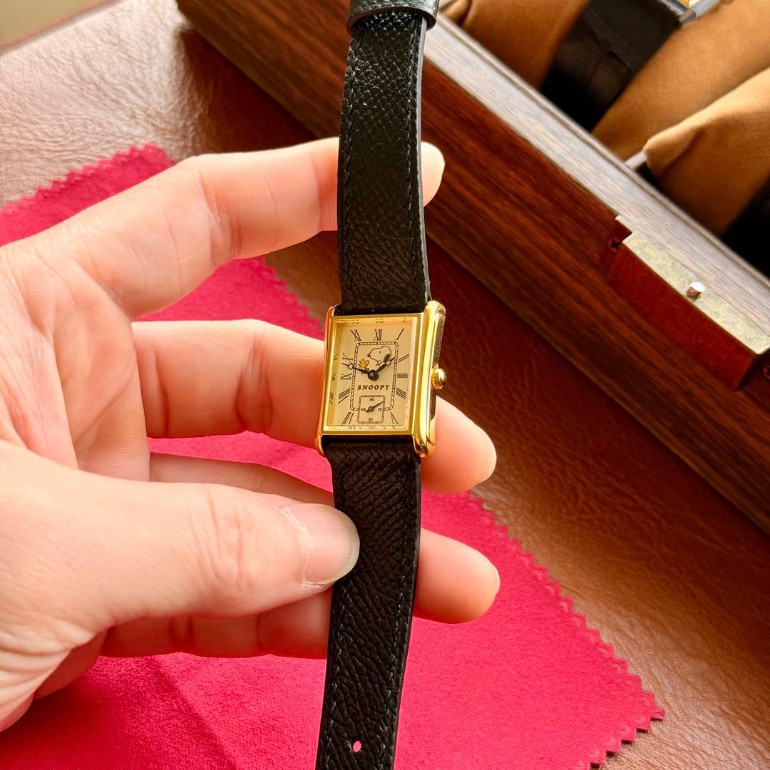 ヴィンテージ VEGA CITIZEN SNOOPY タンク腕時　1994年