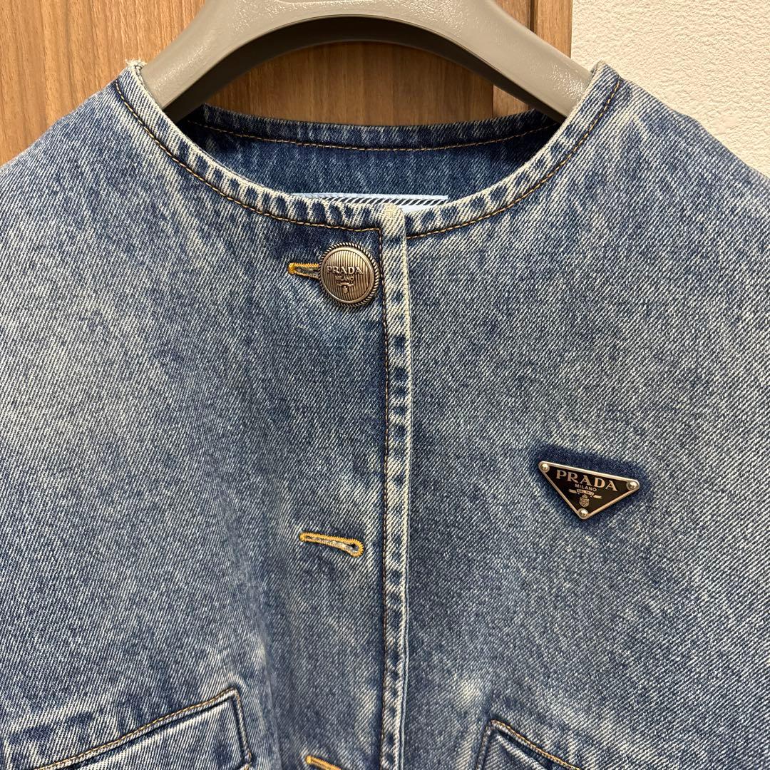 プラダ　デニム　ブルゾン　ジャケット