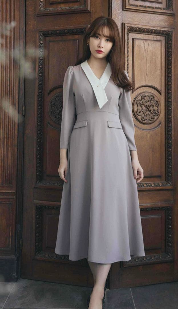 ワンピース herliptomChant illy Midi Dress