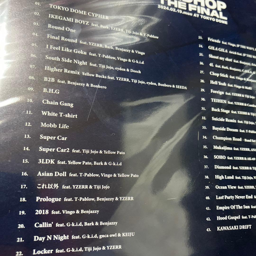 廃盤BADHOP THE FINAL TOKYO DOME LIVE VIDEO