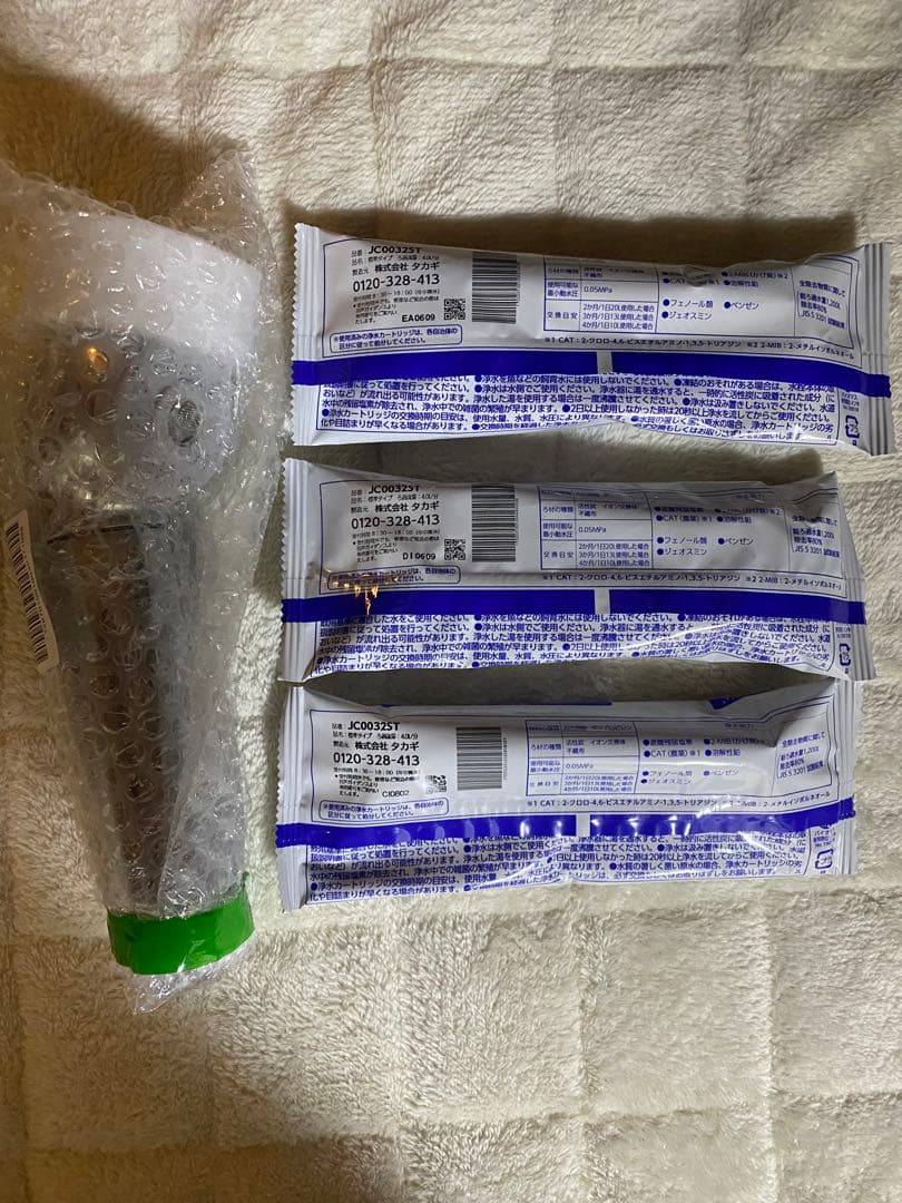 タカギ　浄水器本体JA3-03用１本　浄水器交換カートリッジJC0032ST３本