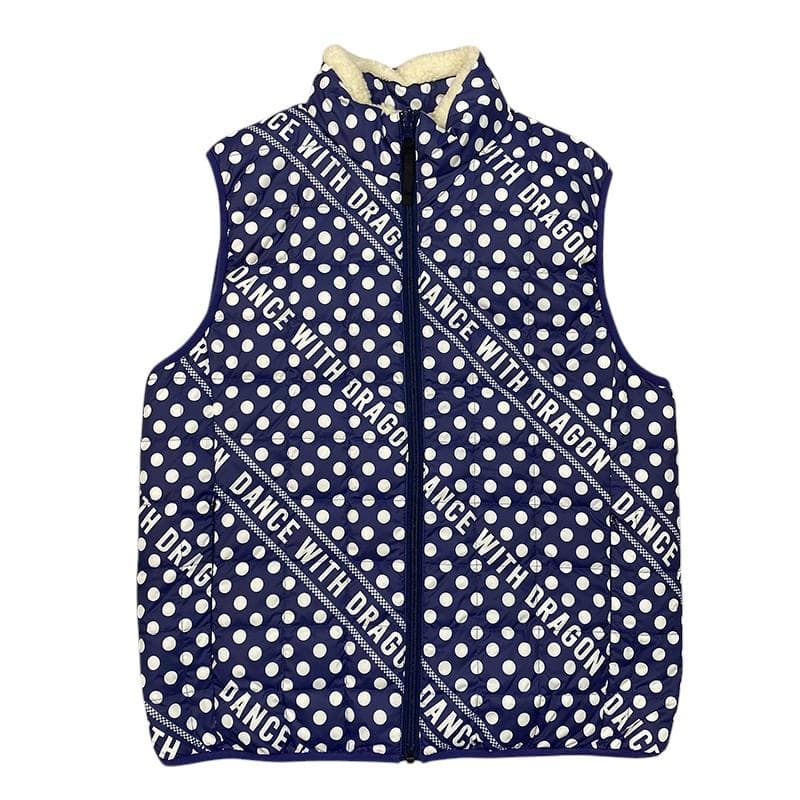 ダンスウィズドラゴン ノースリーブ リバーシブル ボア ダウン ジャケット 2