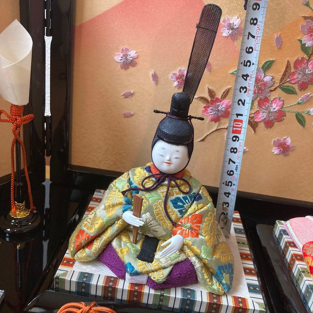 原孝洲 雛人形 お雛様 木目込み 人形 親王飾 菜花雛 コンパクト 雛祭り