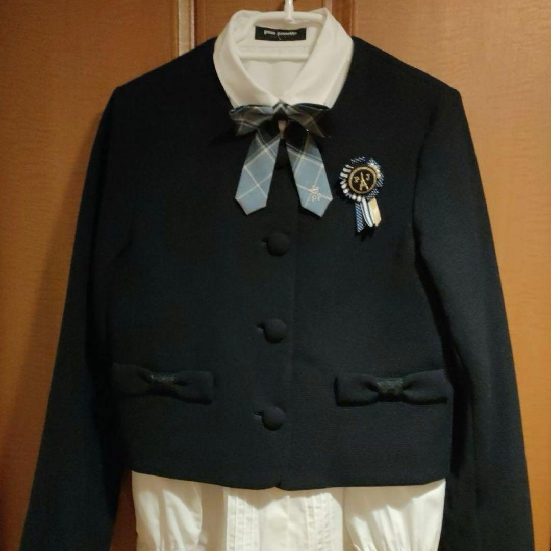 pom ponette女の子160cm卒業式 面接フォーマルセレモニー