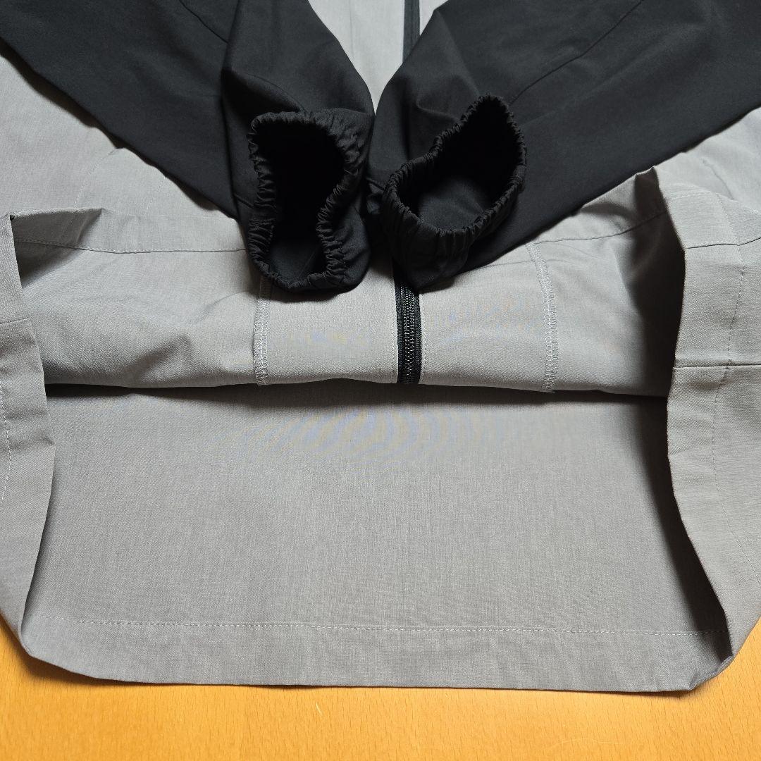 新品　YONEX　ユニ　ウォームアップパーカー　グレー　O　アウター　ブラック