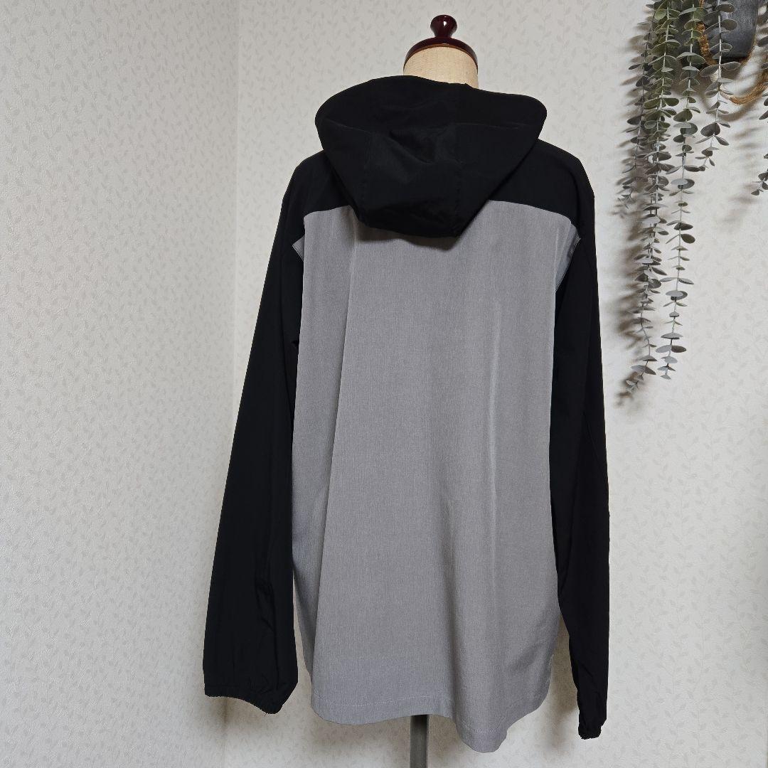 新品　YONEX　ユニ　ウォームアップパーカー　グレー　O　アウター　ブラック