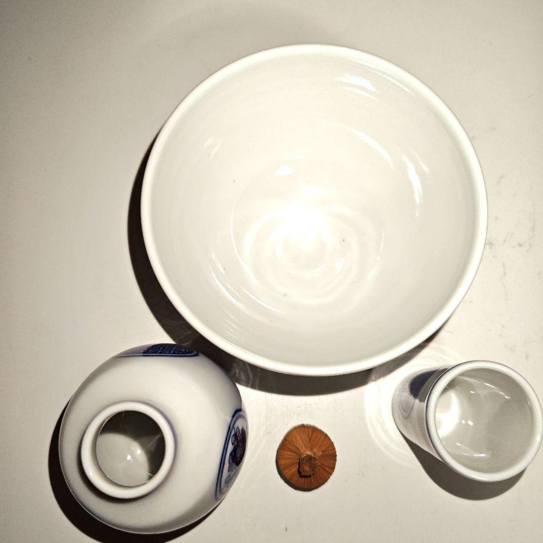 茶道具　麻の葉模様新一閑茶箱