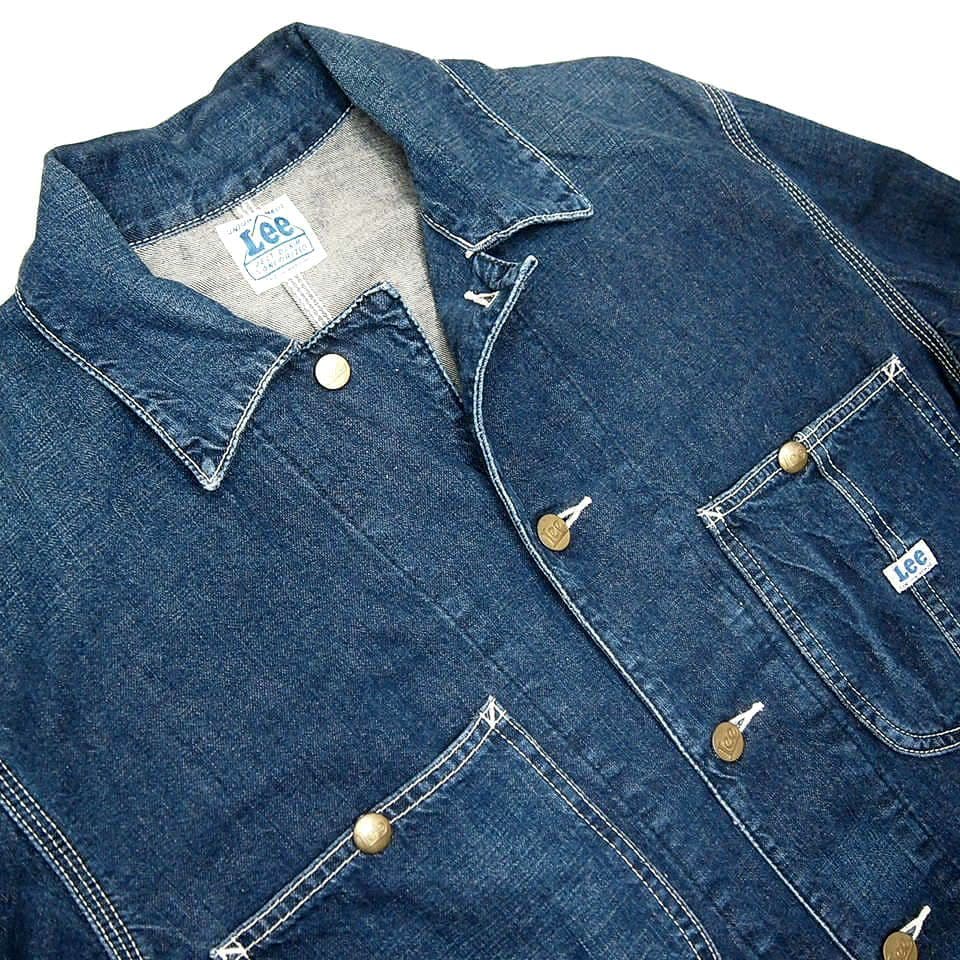 【ハウスマーク★Lサイズ】Lee 91-J　カバーオール　インディゴ ブルー
