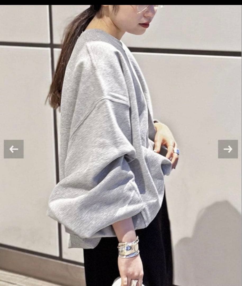 PRE_プレビッグスリーブスウェットプルオーバー