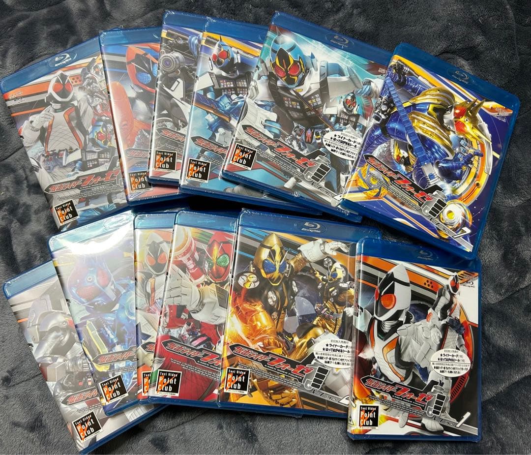 仮面ライダーフォーゼ BOX付きVolume1~12 セットまとめ売り　未開封含