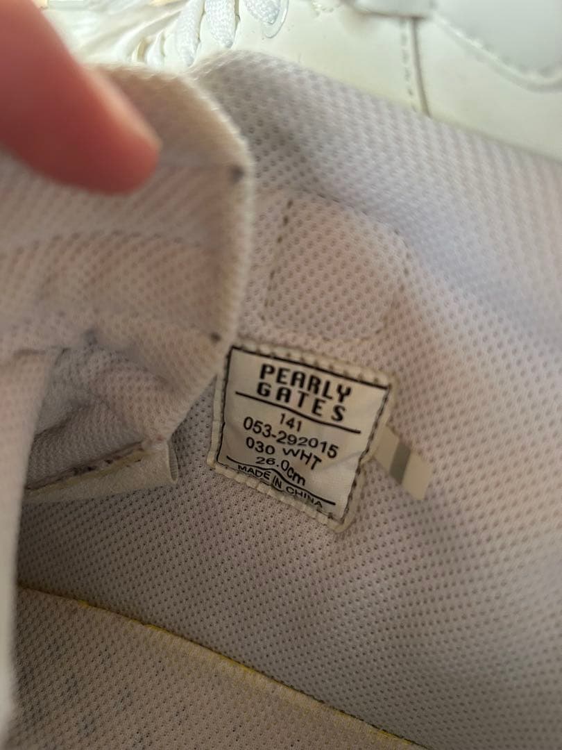 PEARLY GATES ゴルフシューズ ホワイト