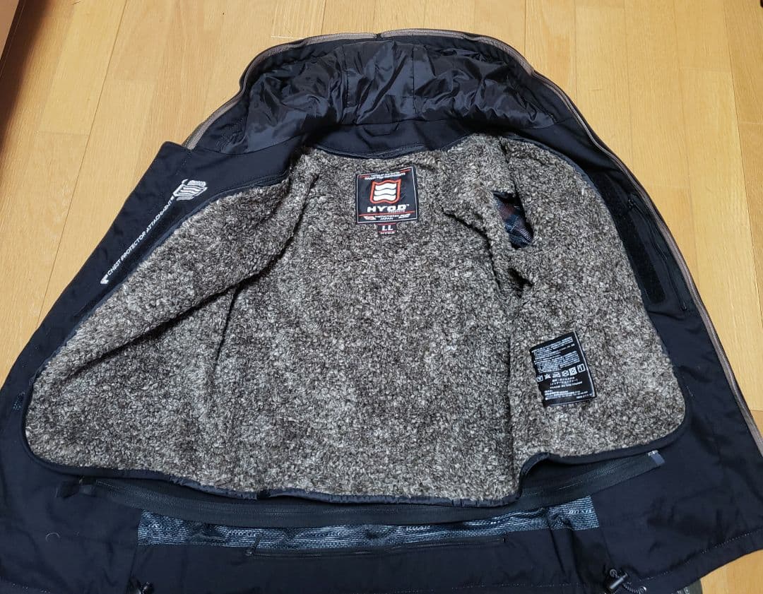 HYOD レザージャケット　LLサイズ　インナーのボア脱着可能