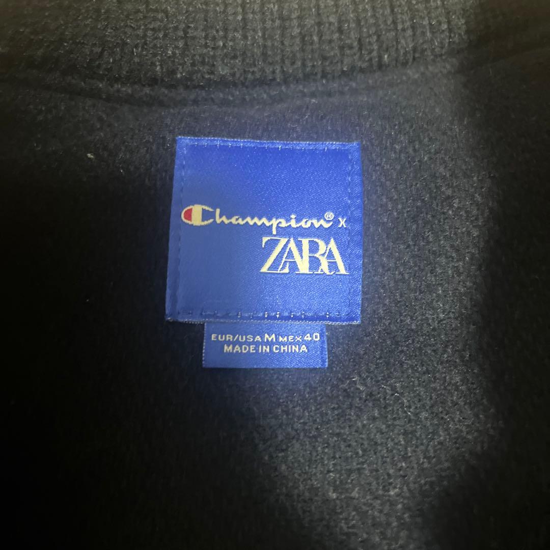 チャンピオン ZARA キルティングボンバージャケット　スタジャン