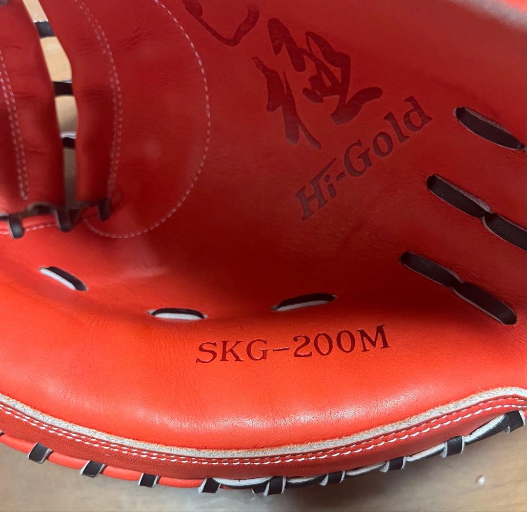 【型付け済み】　Hi-Gold ハイゴールド　己極　硬式キャッチャーミット