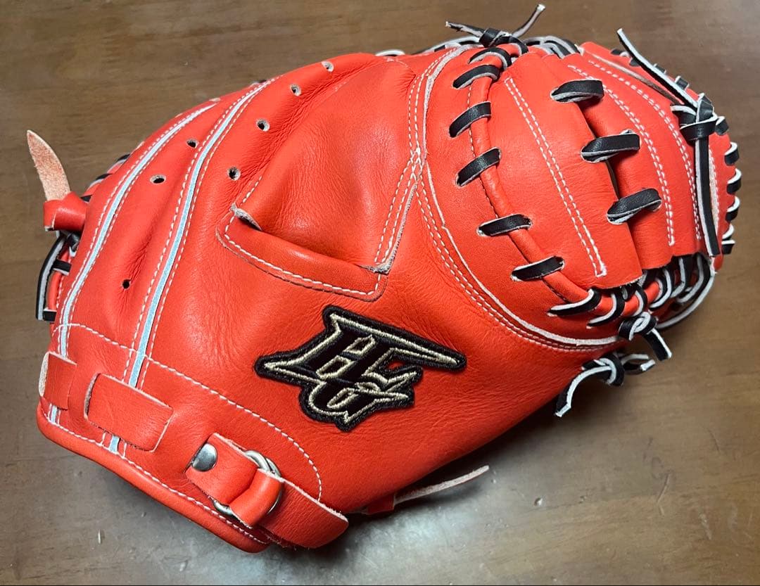 【型付け済み】　Hi-Gold ハイゴールド　己極　硬式キャッチャーミット