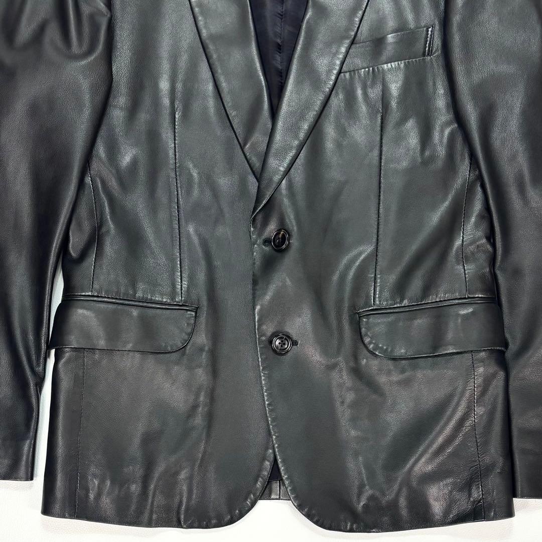 美品✨ポールスミス レザー テーラードジャケット ラムレザー 2B