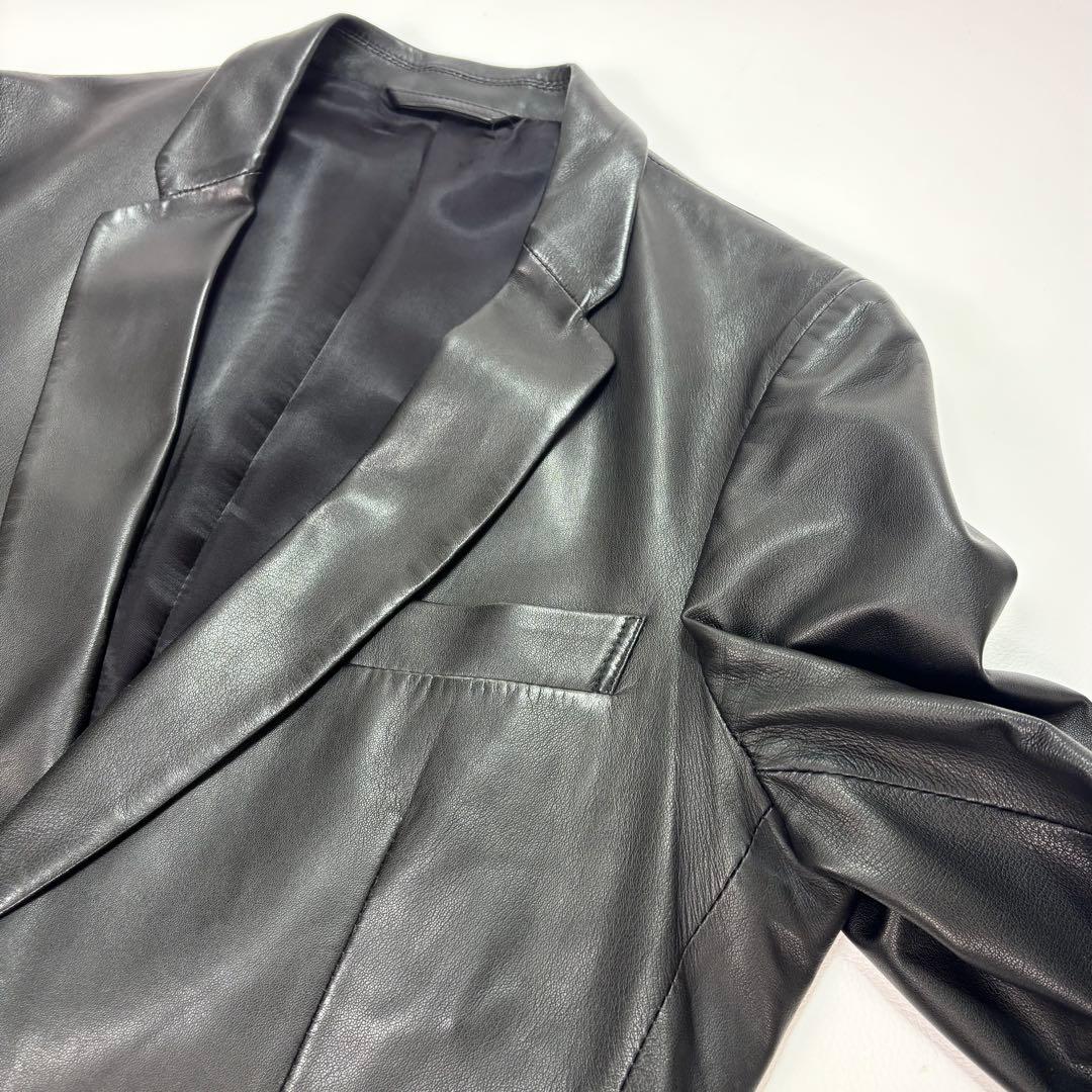 美品✨ポールスミス レザー テーラードジャケット ラムレザー 2B