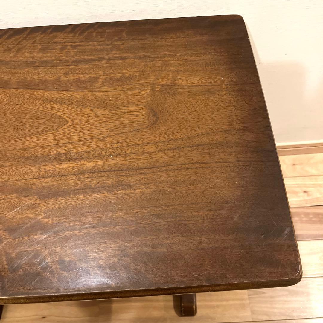 カリモクkarimoku サイドテーブル マガジンラック付 コロニアル 机 花台