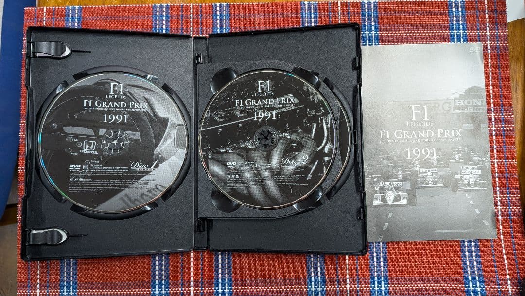 【廃盤・3枚組】F1 LEGENDS 1991年 総集編DVD セナ 中嶋悟