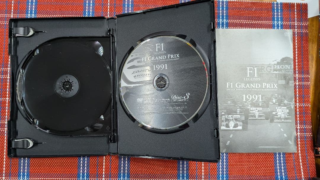【廃盤・3枚組】F1 LEGENDS 1991年 総集編DVD セナ 中嶋悟