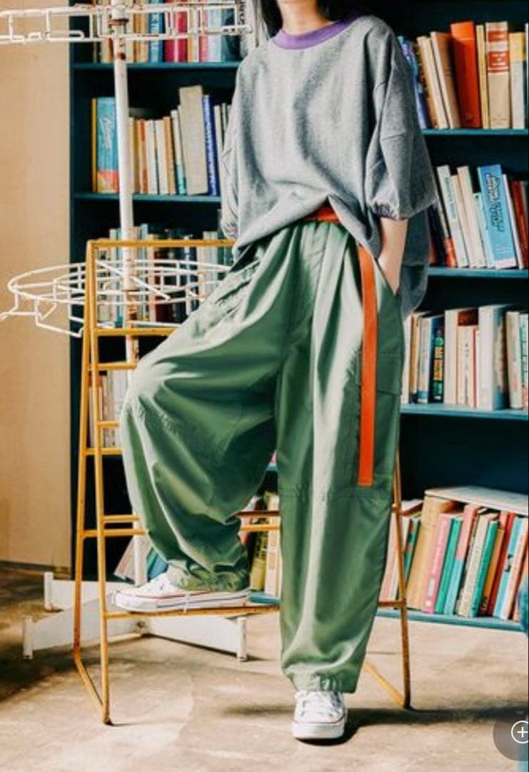 MODE NORM CORE］ シャカバルーンポケ パンツ(カーキ)