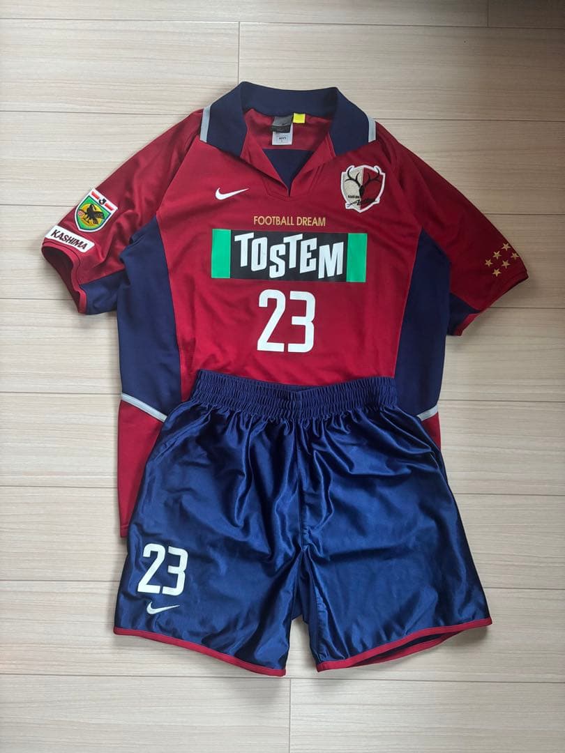 鹿島アントラーズ　ユニフォーム　選手支給　上下　　大谷昌司2002/2003