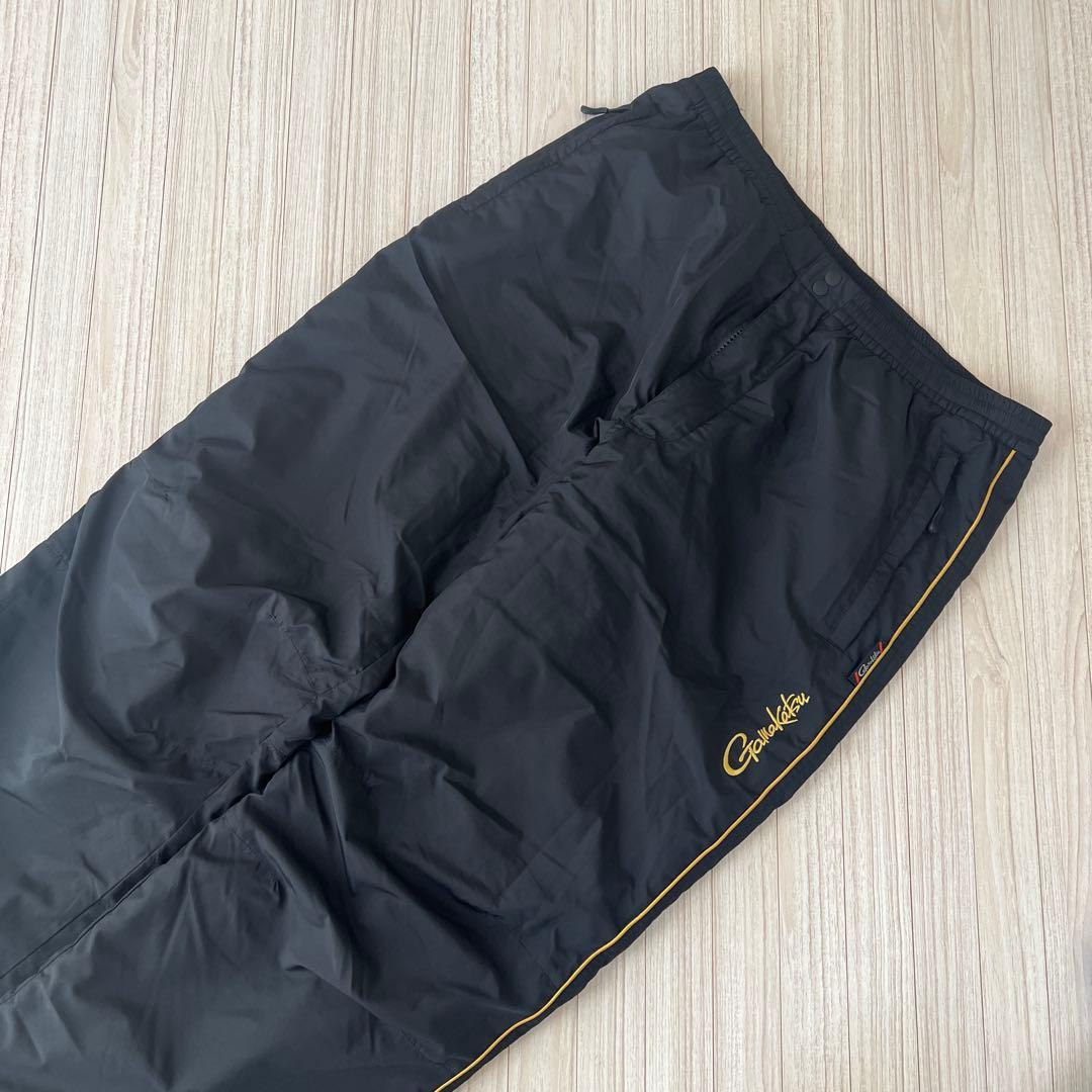 ガマカツ フィッシングスーツ ブラック LL