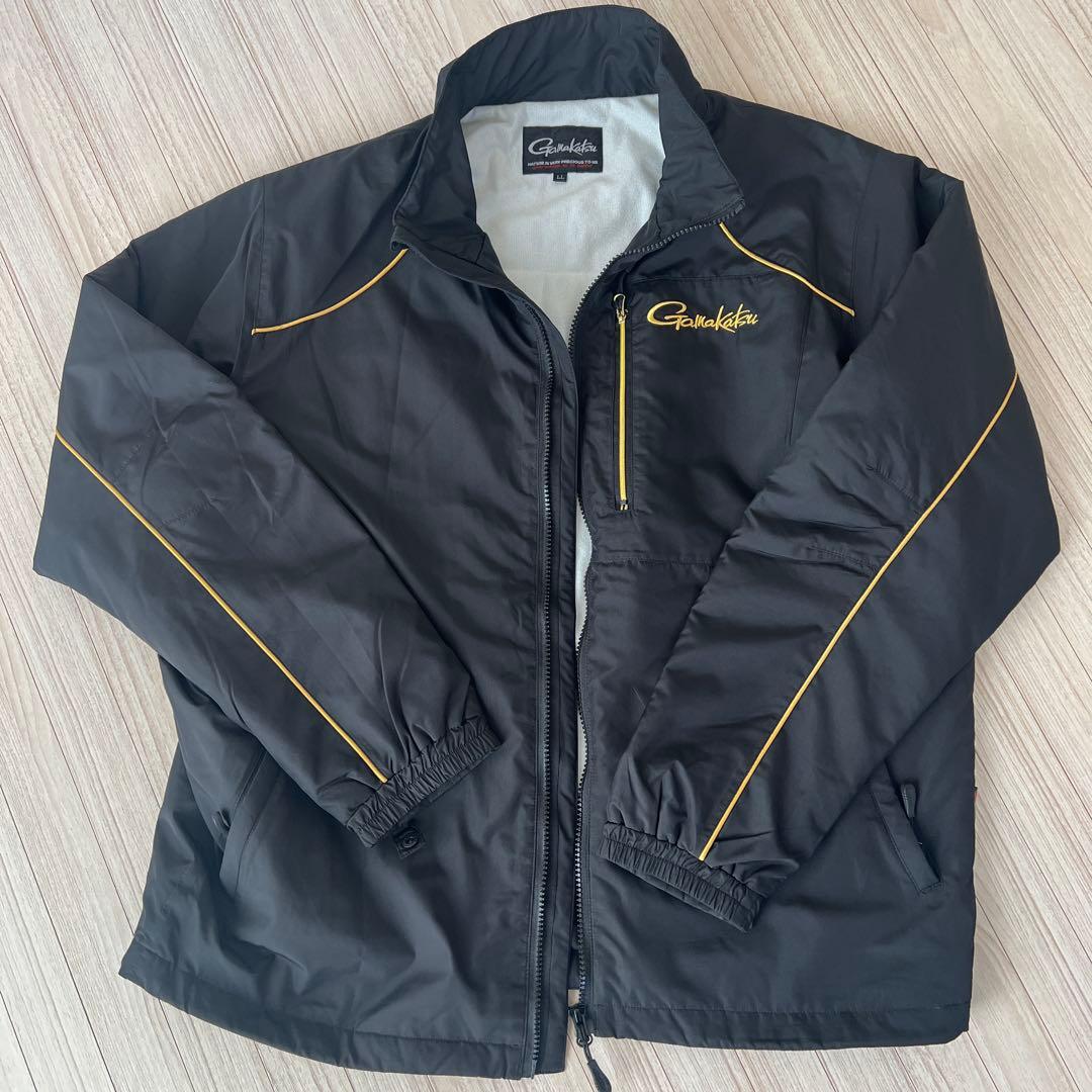 ガマカツ フィッシングスーツ ブラック LL