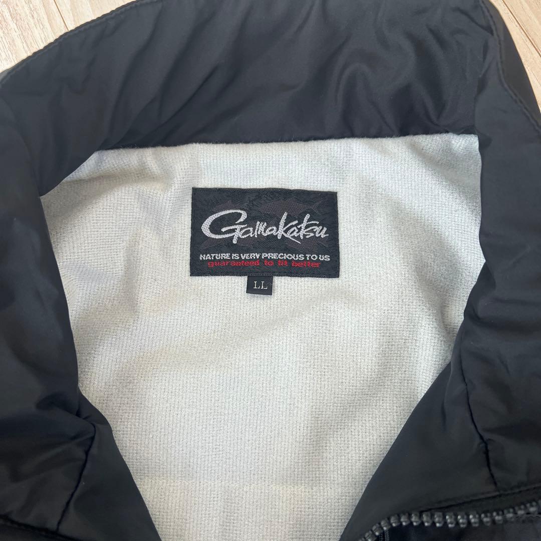 ガマカツ フィッシングスーツ ブラック LL