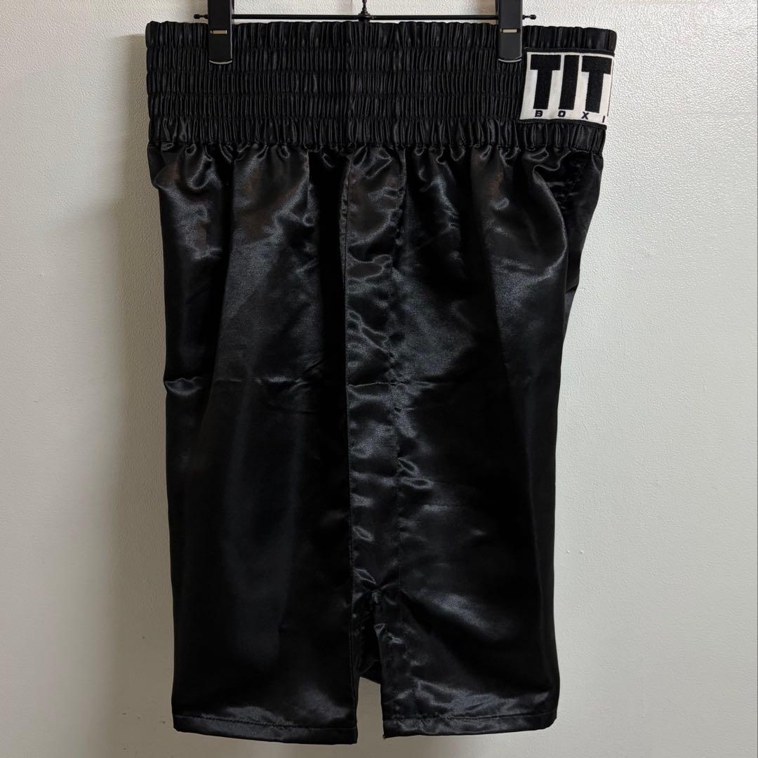TITLE BOXING タイトル EDGE BOXING TRUNKS 黒 M