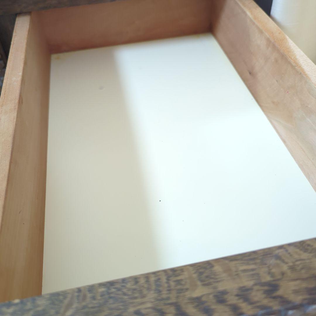 アンティーク 木製ドレッサー 鏡付き　椅子は別売り