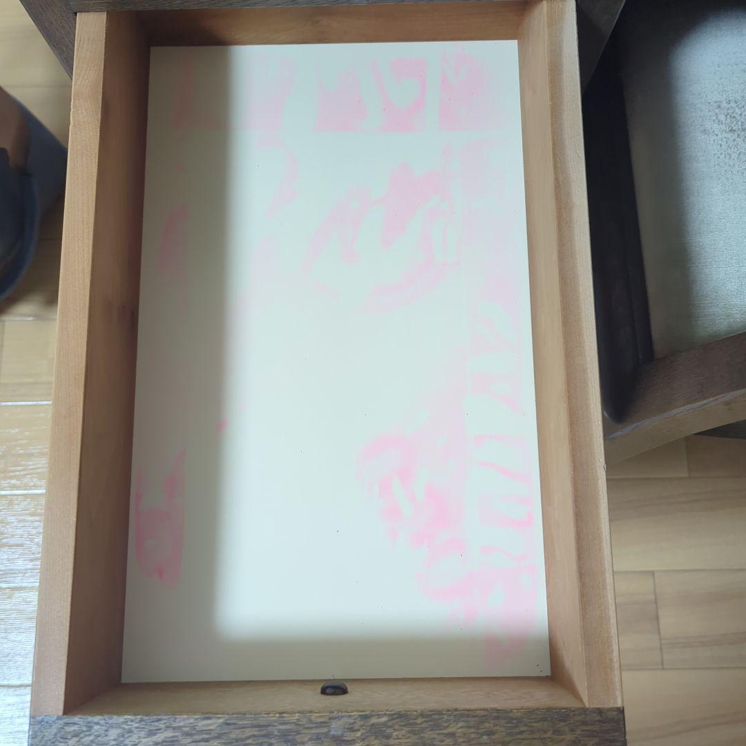 アンティーク 木製ドレッサー 鏡付き　椅子は別売り