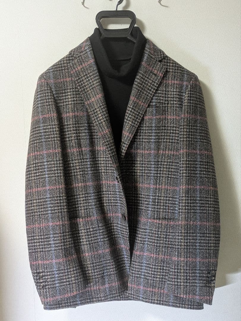 ラルディーニ メンズテーラードジャケット 48 ブラウン 本切羽