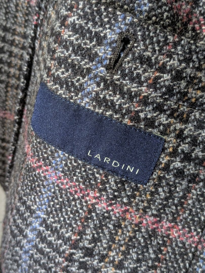 ラルディーニ メンズテーラードジャケット 48 ブラウン 本切羽