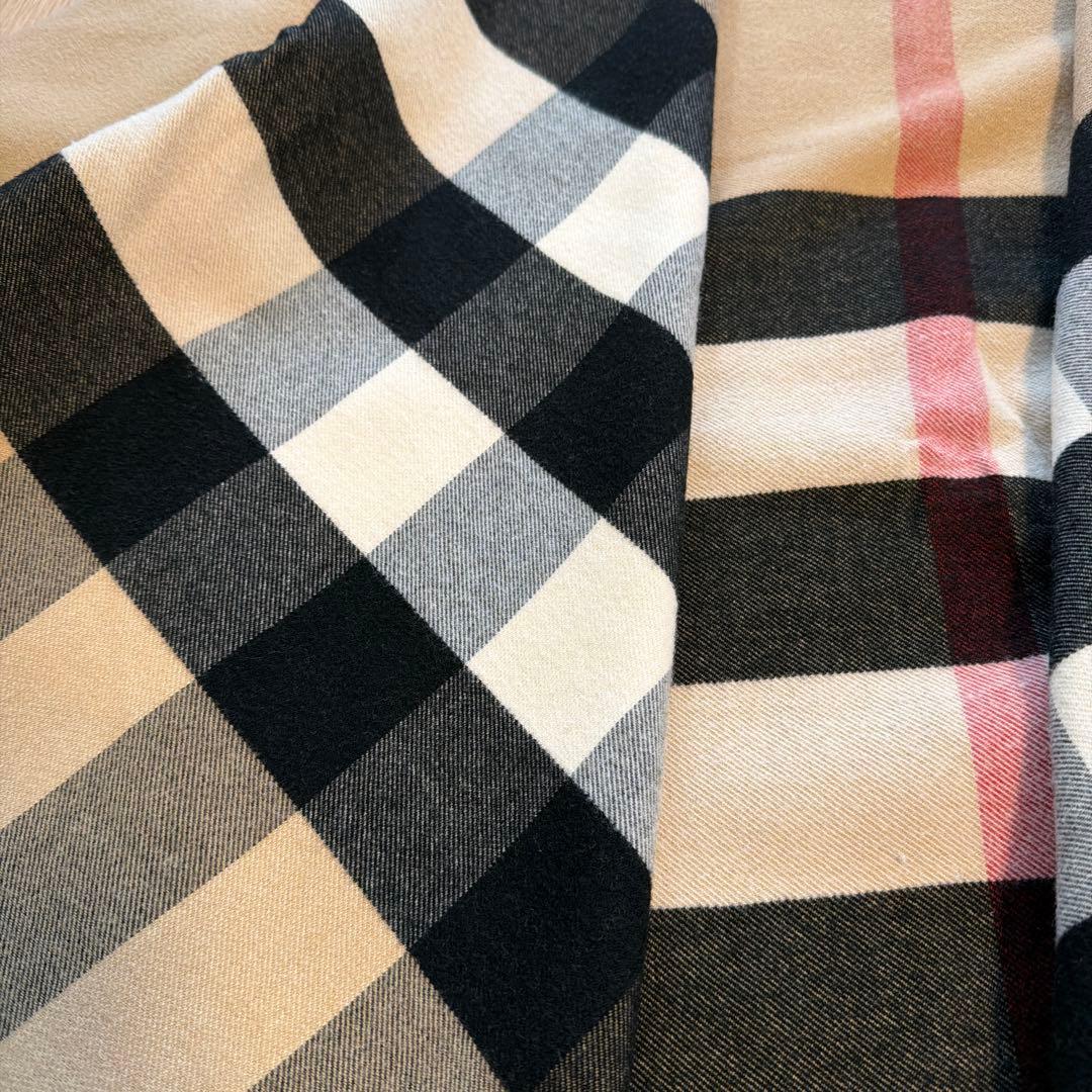 バーバリー リバーシブル ポンチョ