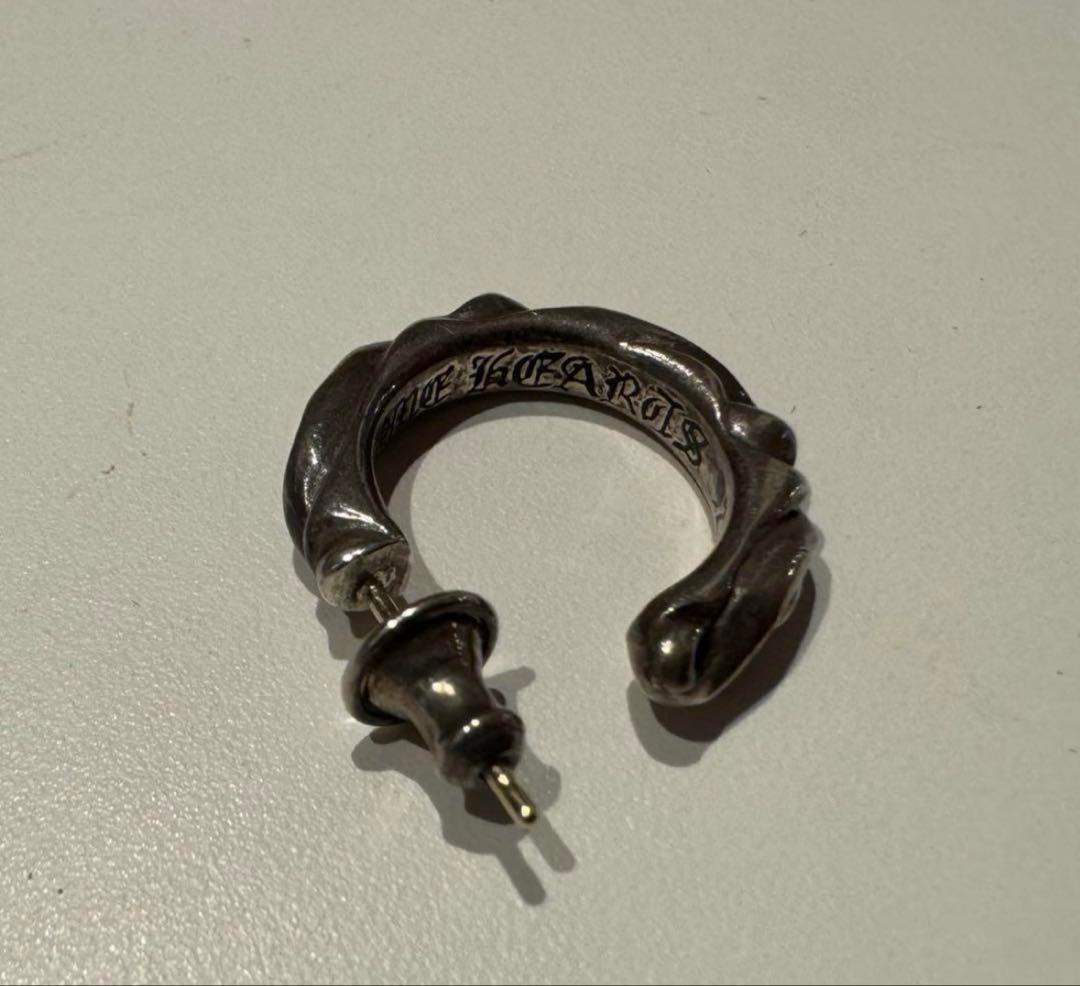 あは　CHROME HEARTS クロムハーツ スクロール フープ