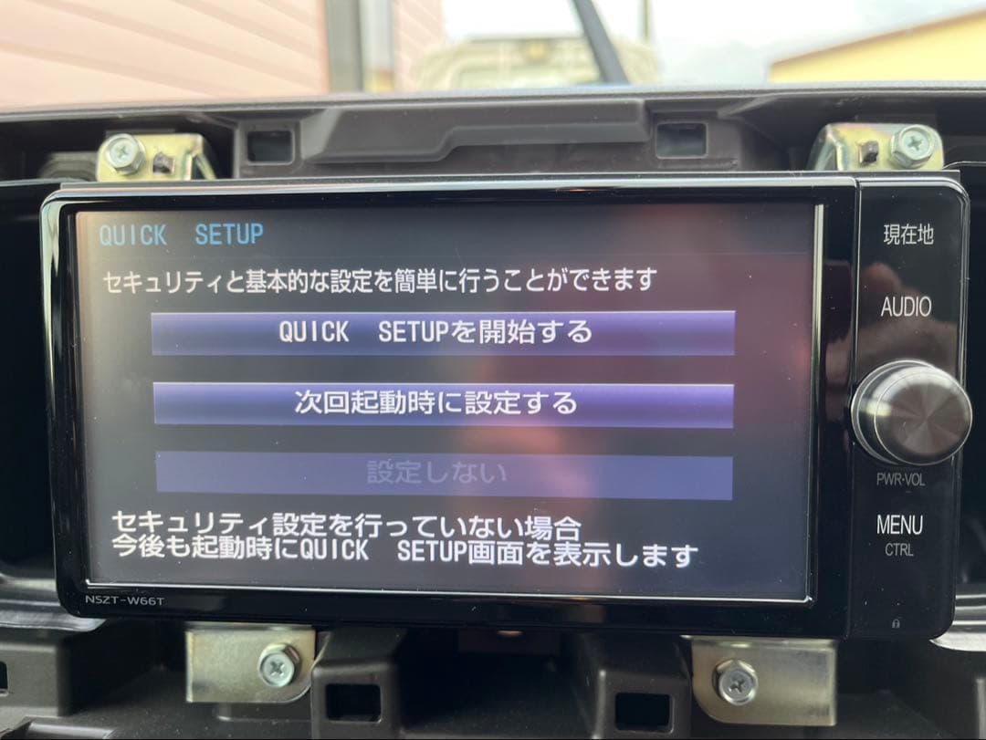 トヨタ純正ナビ NSZT-W66T ロック解除済